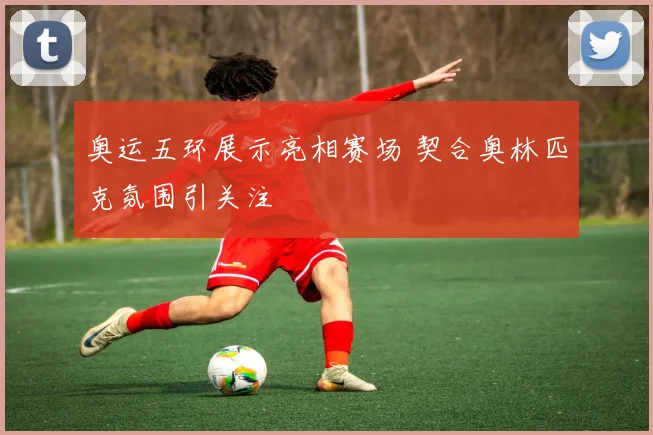 奥运五环展示亮相赛场 契合奥林匹克氛围引关注